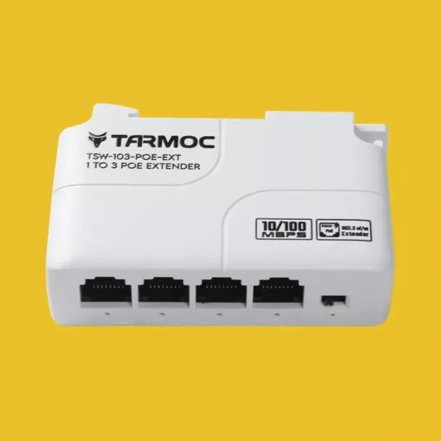 SWITCH POE EXTENSOR DE REDE FIBRA ÓPTICA POE POWER OVER ETHERNET TSW-103-POE-EXT - Foto 3