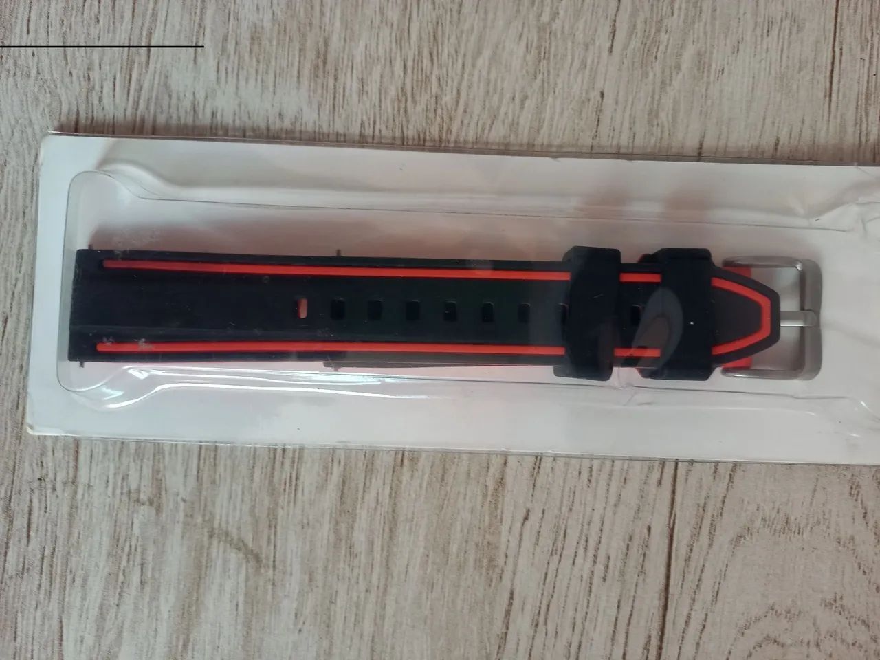 Pulseira para relogio, de silicone duas cores largura 20mm com pinos de liberação rapida - Foto 2