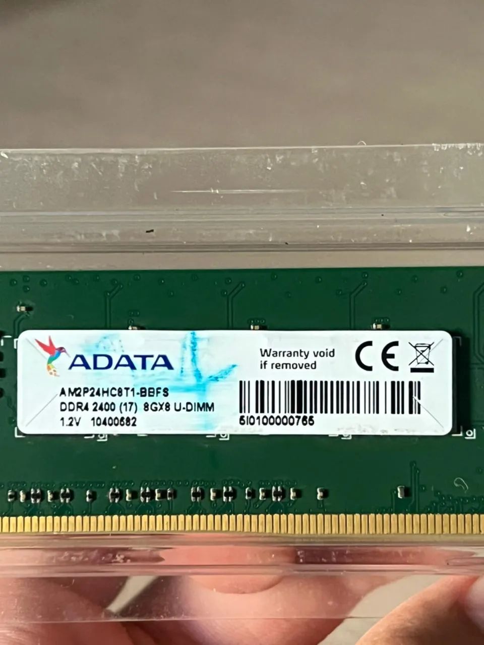 Memória RAM ADATA 8GB DDR4 2400MHz - Memória RAM - Praia do Futuro