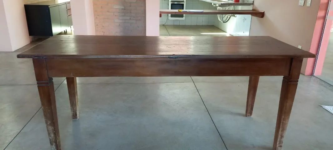 Mesa de madeira rústica  - Foto 2