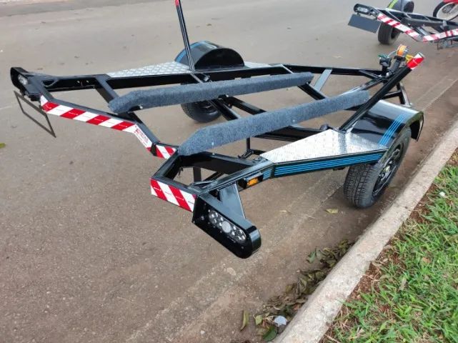 "Carretinha pra jet ski nova paralama pra rodas até aro 17  Menor preço de Goiânia e regiã - Foto 3