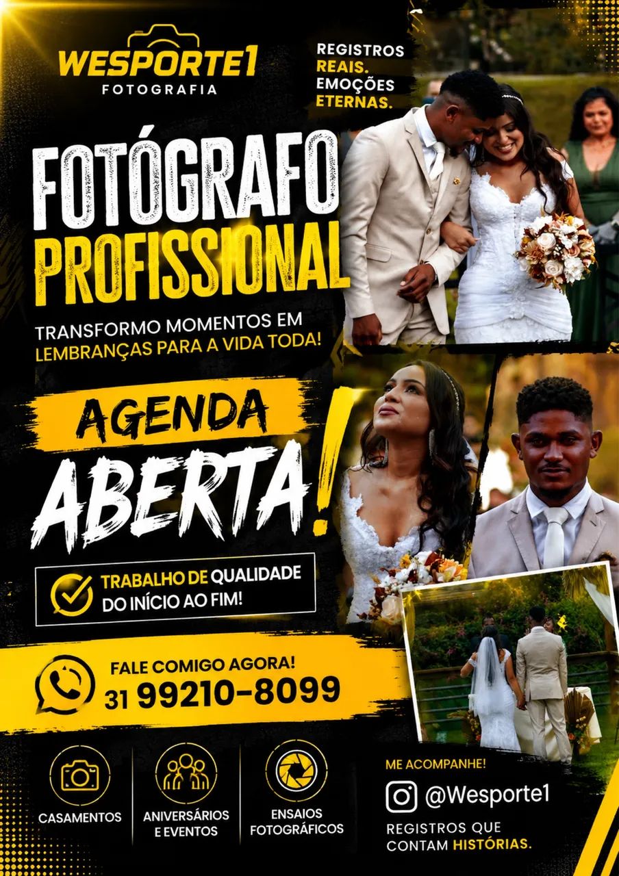Cobertura fotográfica Casamento 