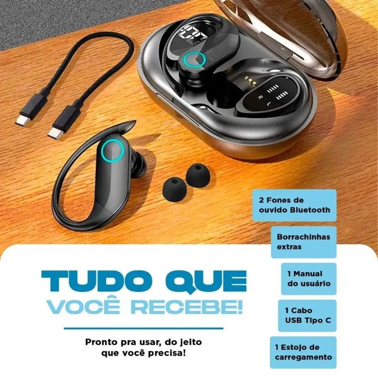 FONE DE OUVIDO SEM FIO 415985994490849284