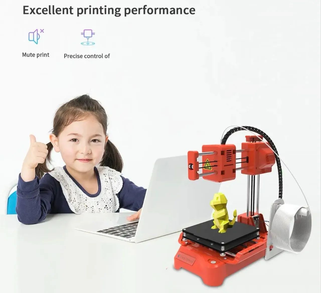Mini Printer  máquina de impressão 3d k7 - Foto 4