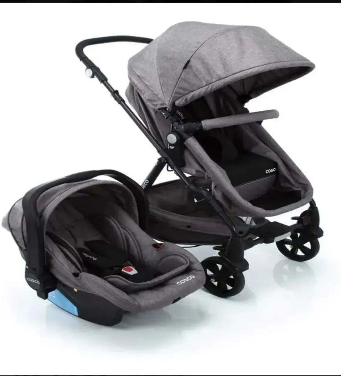 Kit carrinho e bebê conforto 800$  - Foto 2