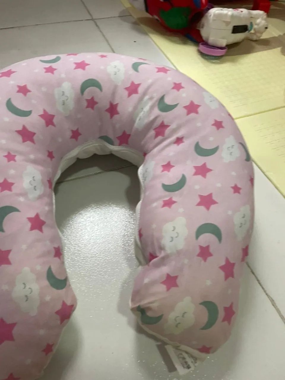 Almofada De Amamentação - Rosa - Foto 2