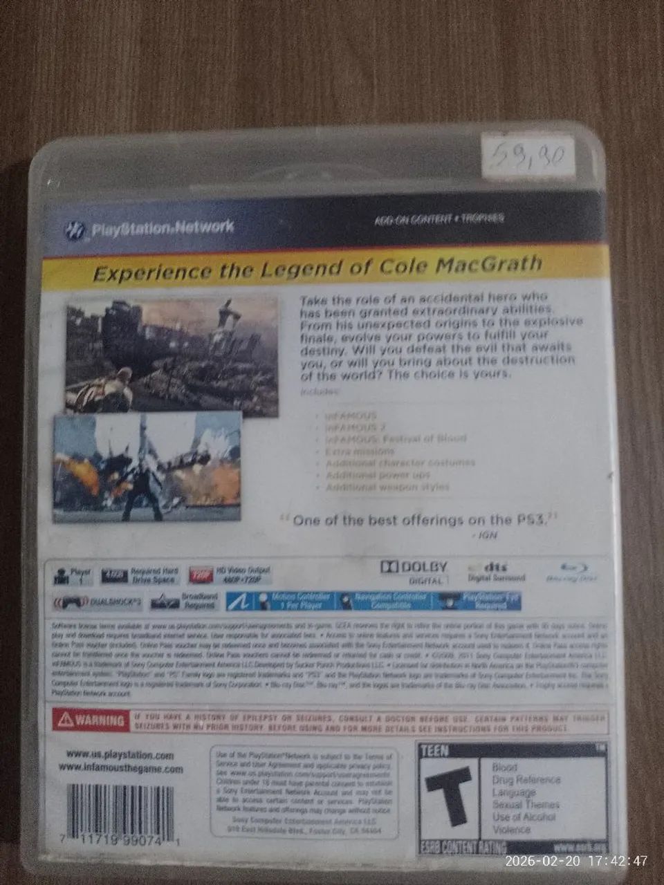 InFamous para PS3427577428484433922