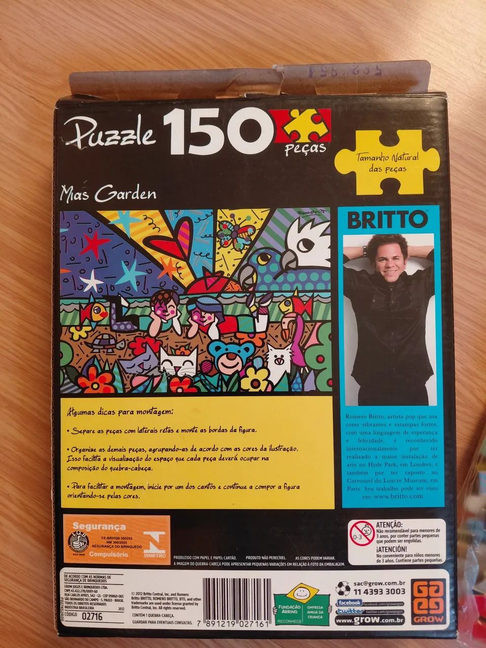 Quebra-cabeça Raro Romero Britto - Foto 3