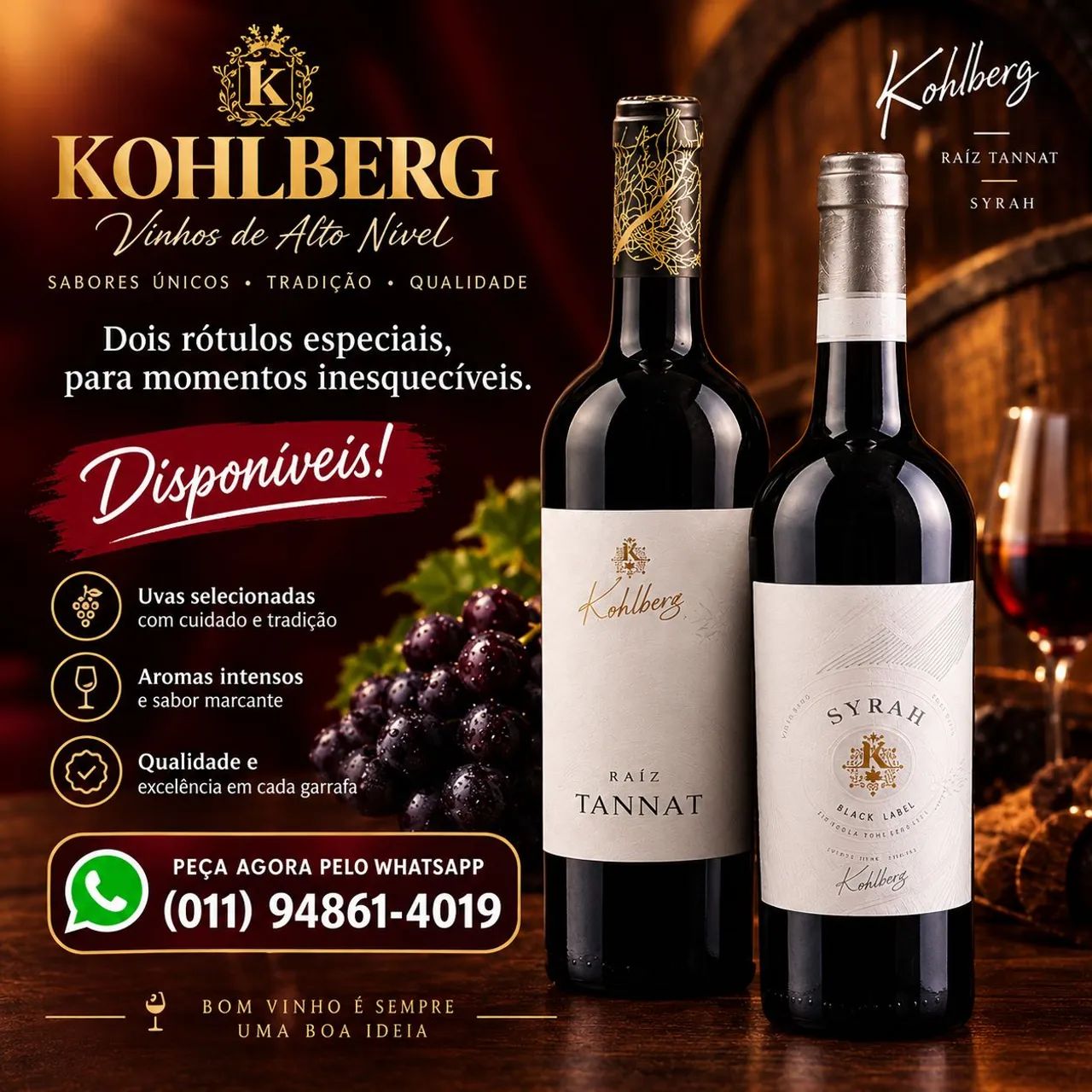 Vinhos secos  - Foto 3
