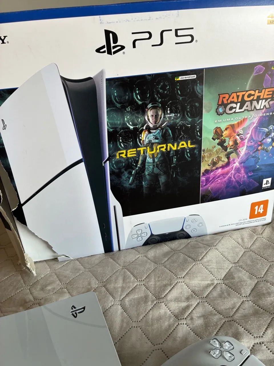 Ps5 com 3 jogos - Foto 4