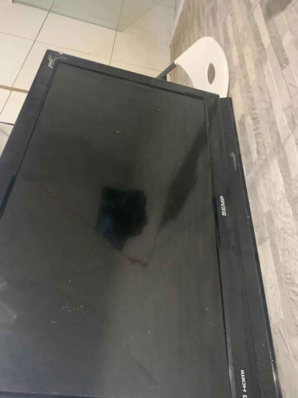 Televisão não é lcd