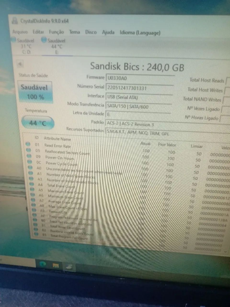 Ssd 240gb 100% saudavel - Foto 2