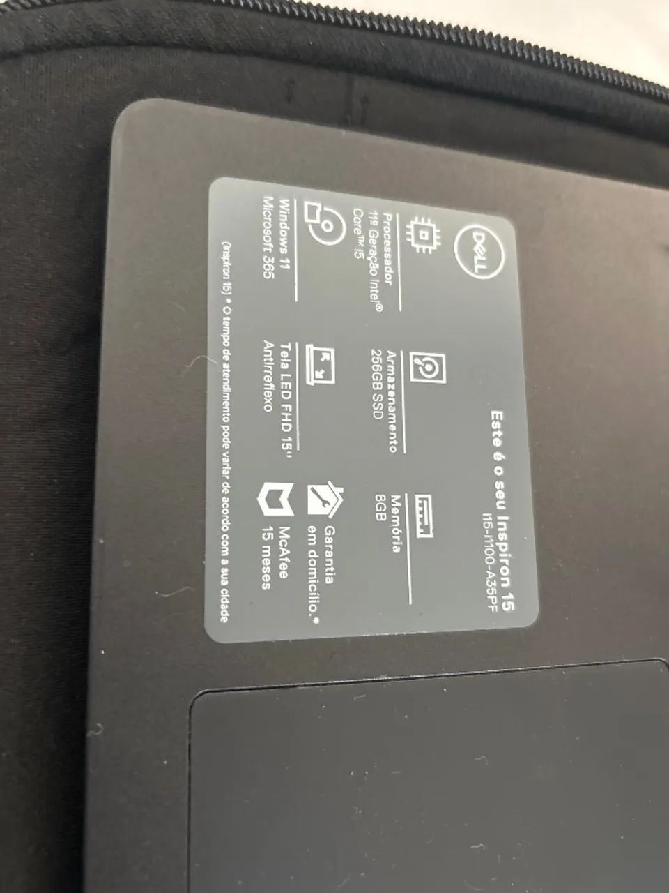 Notebook Dell i5 11th