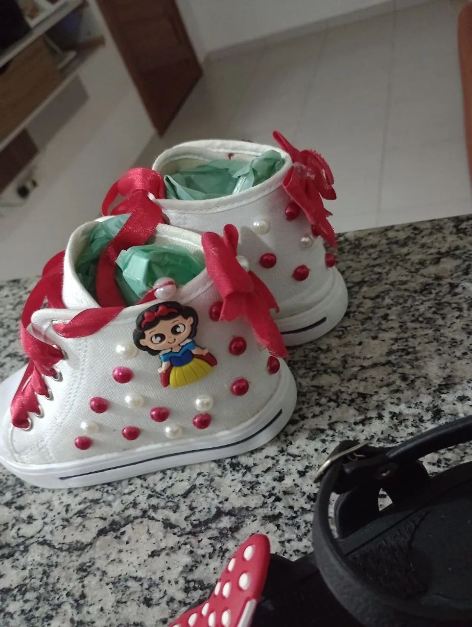 Sapato e percatas infantil 
