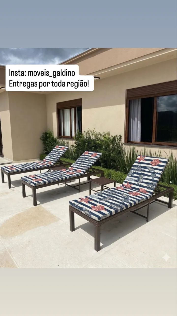 Espreguiçadeira/ cadeira de piscina  - Foto 4