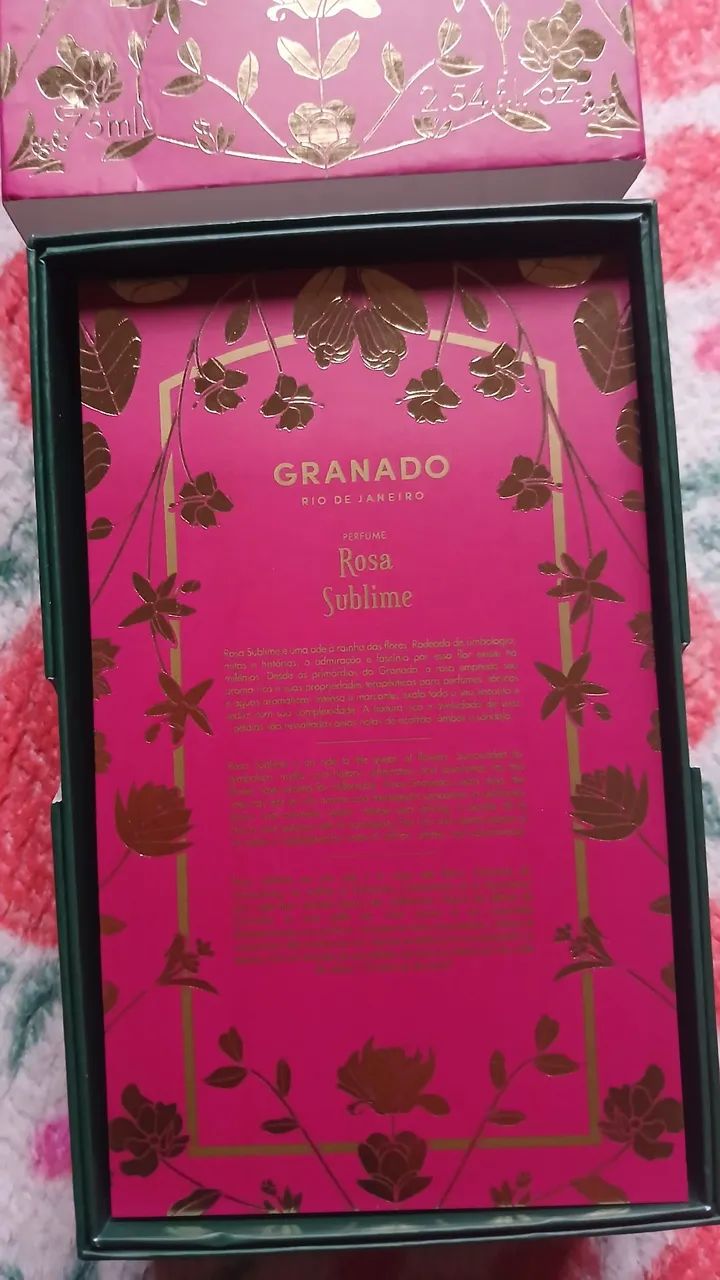Granado Rosa Sublime Parfum 75ml, praticamente novo - Foto 3