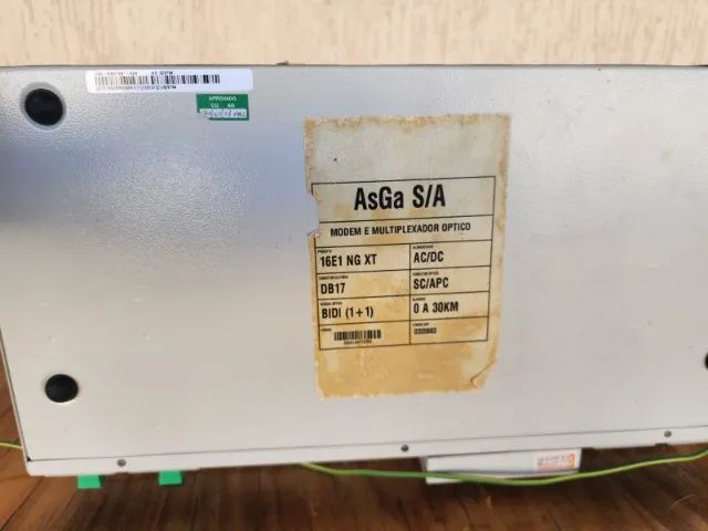 Modem e Multiplexador ASGA OPTICO 16E1 NG XT - Foto 2