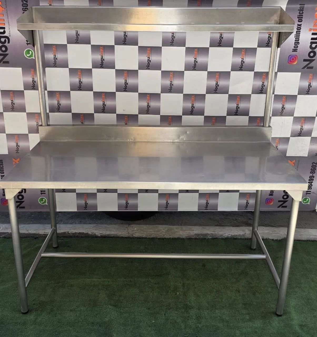 Mesa inox bancada Prateleira industrial  - Foto 2