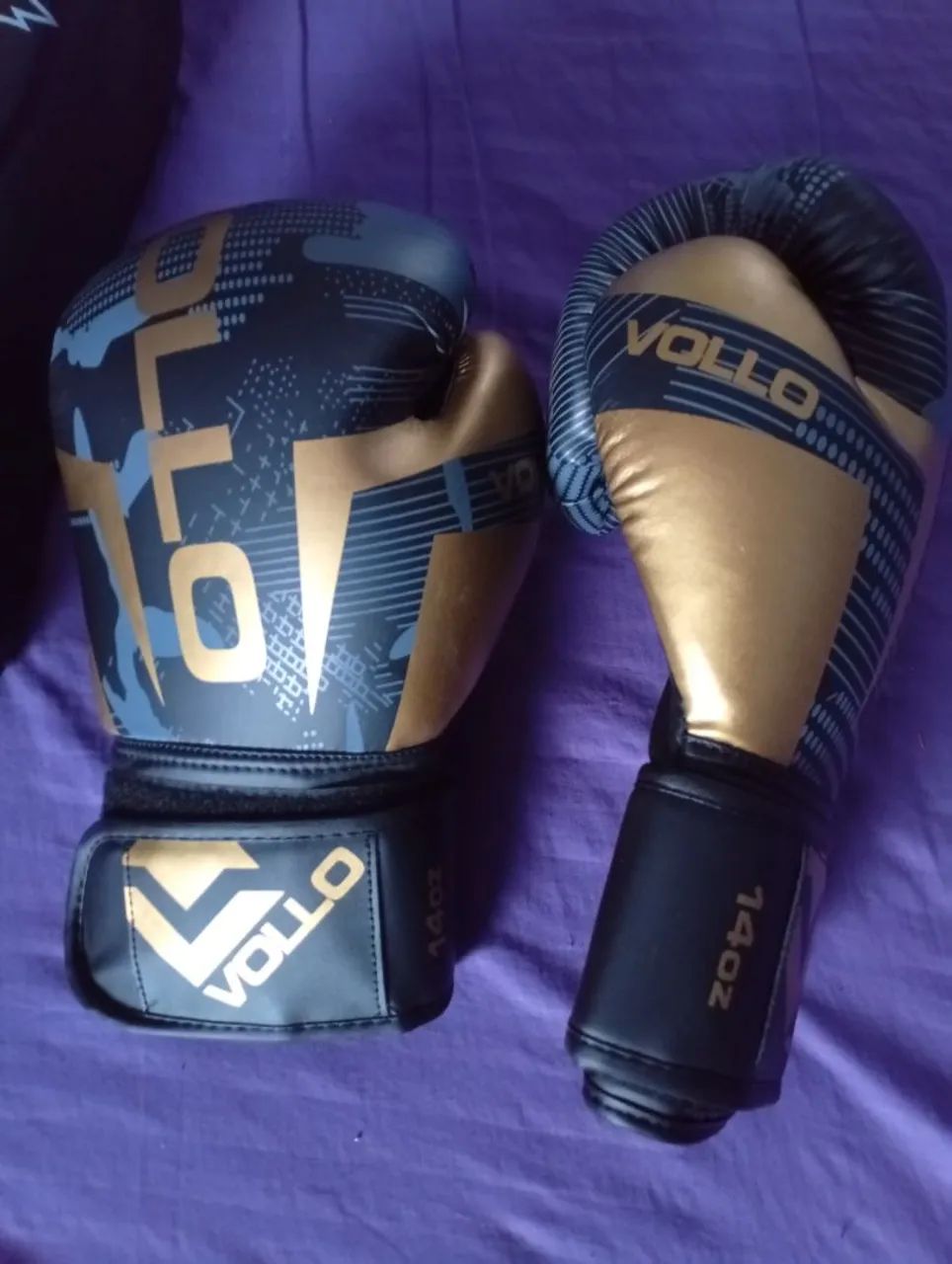 Kit luvas e caneleiras Muay-Thai - Foto 3