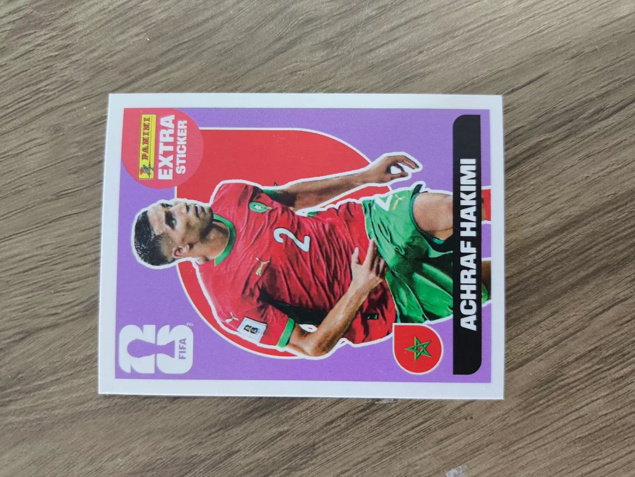 Figurinha Copa Extra Lilás 