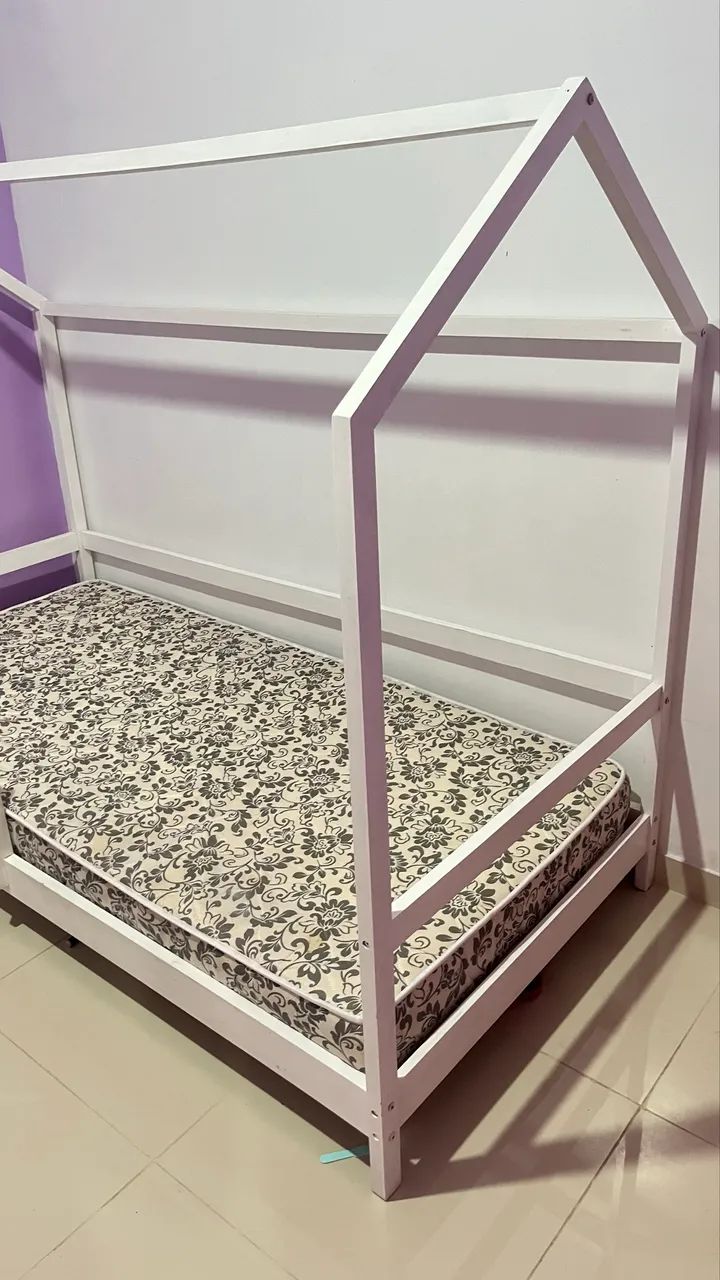 Cama infantil com colchão à venda  - Foto 4