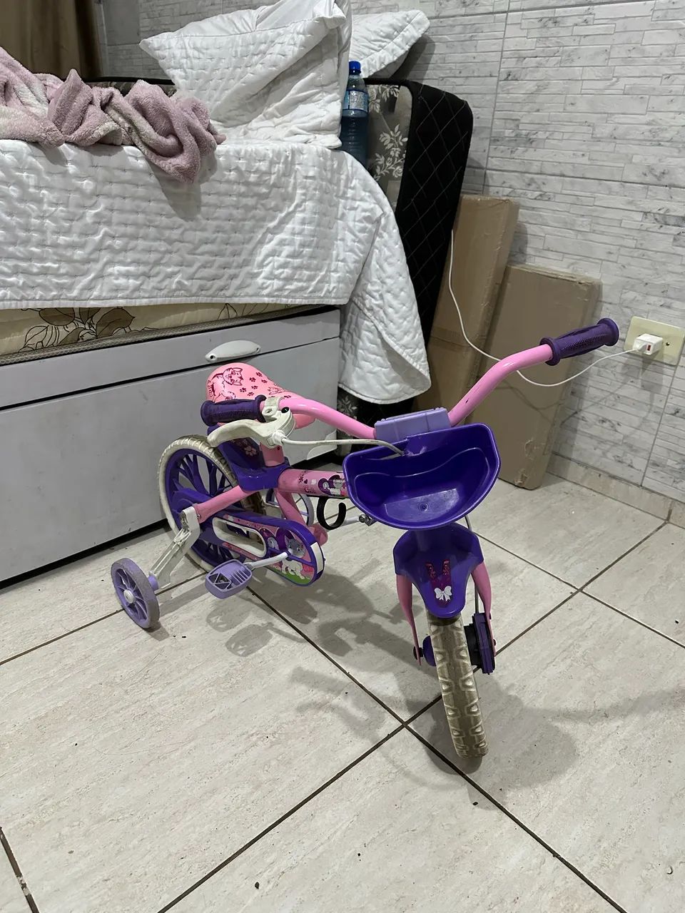 Bicicleta infantil rosa - Foto 2