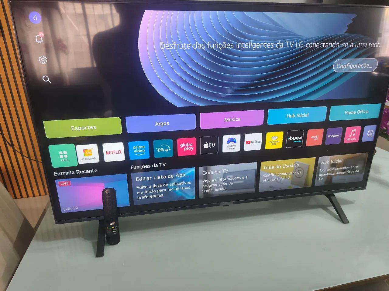 TV SMART 50 LG ULTRA  4K.  ALEXA E COMANDO DE VOZ