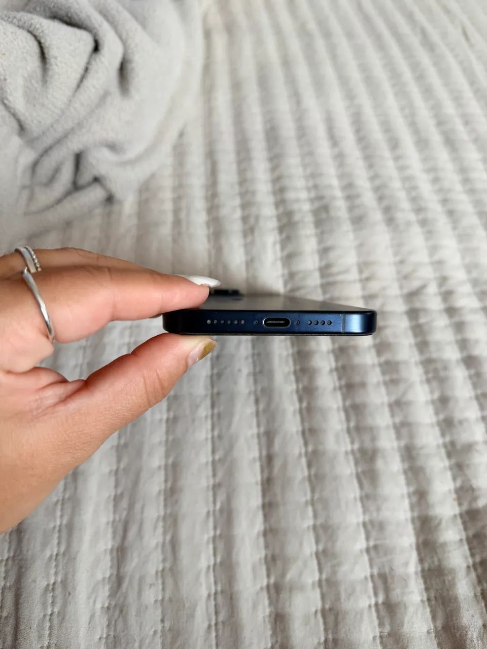 iPhone 15 pro max Titanium azul  - Foto 4
