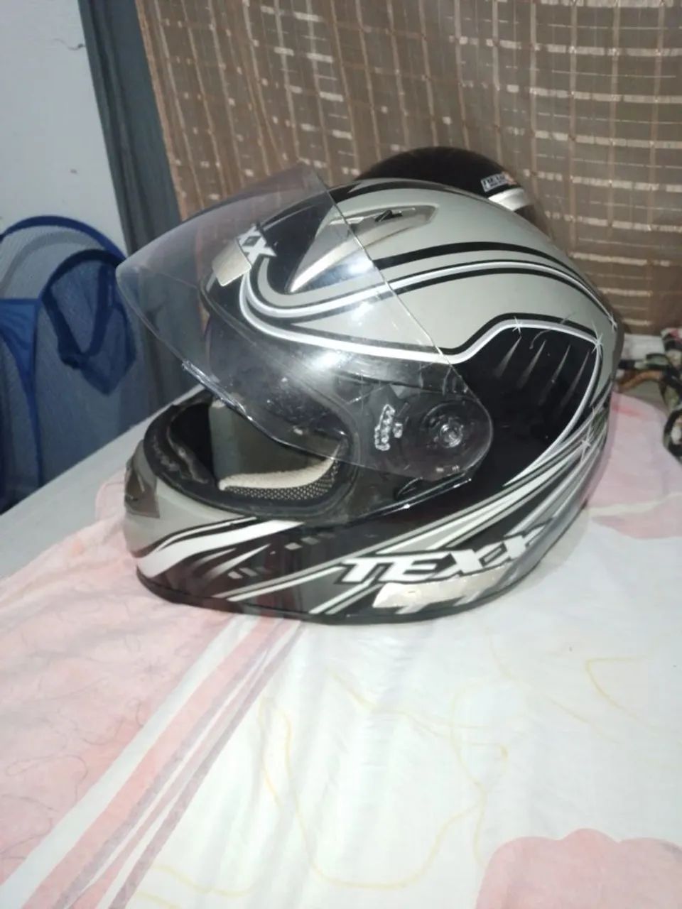 Capacete texx, super confortável.