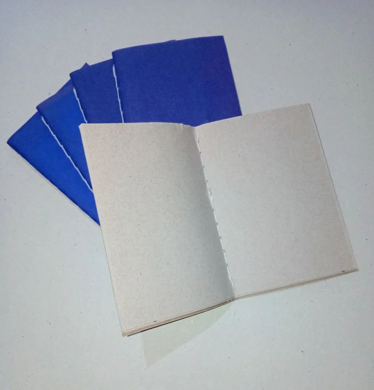 Kit de (5) Cadernetas A6 - Capa Azul - Foto 2