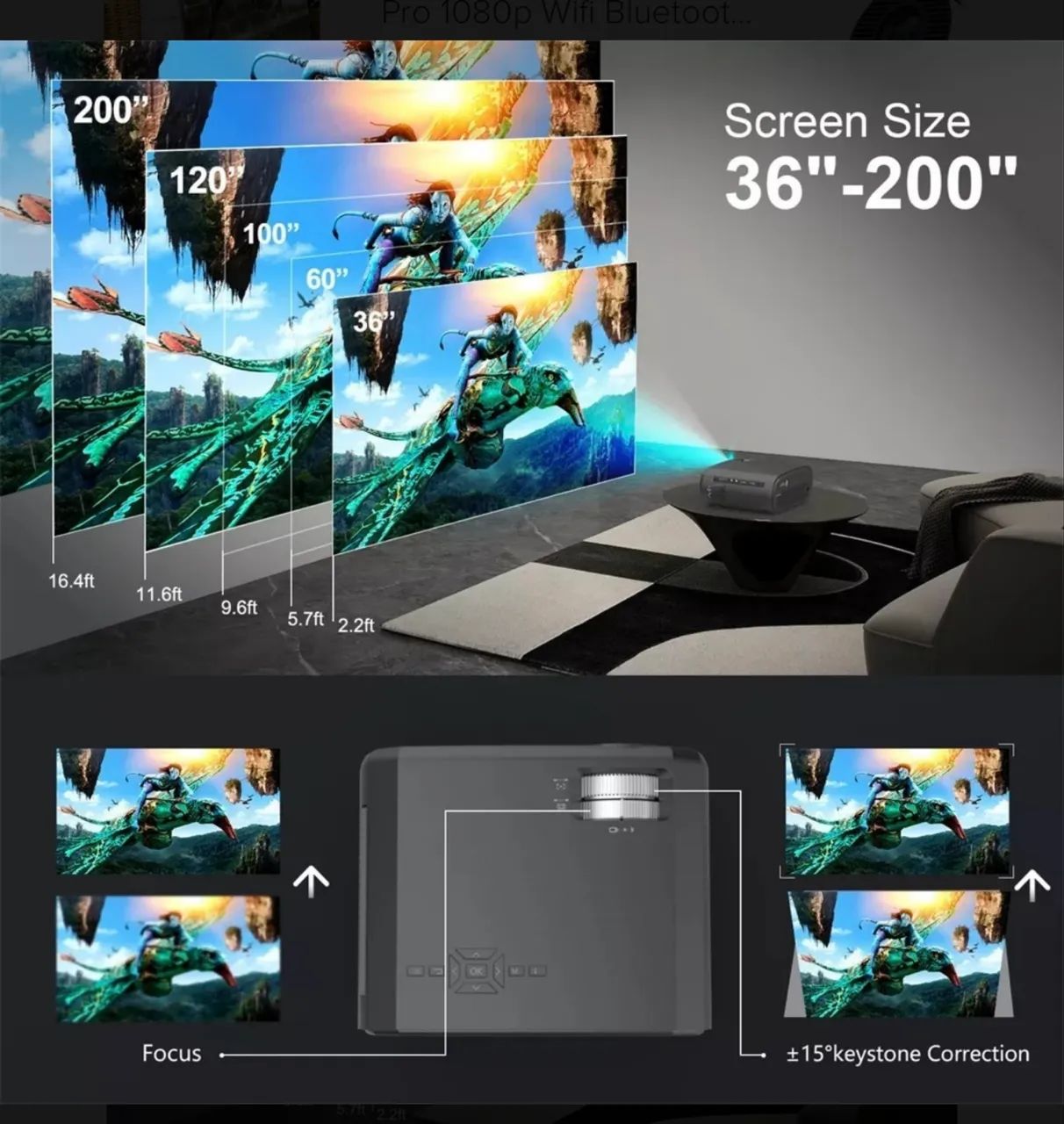 Projetor Wewatch V50 - Foto 3