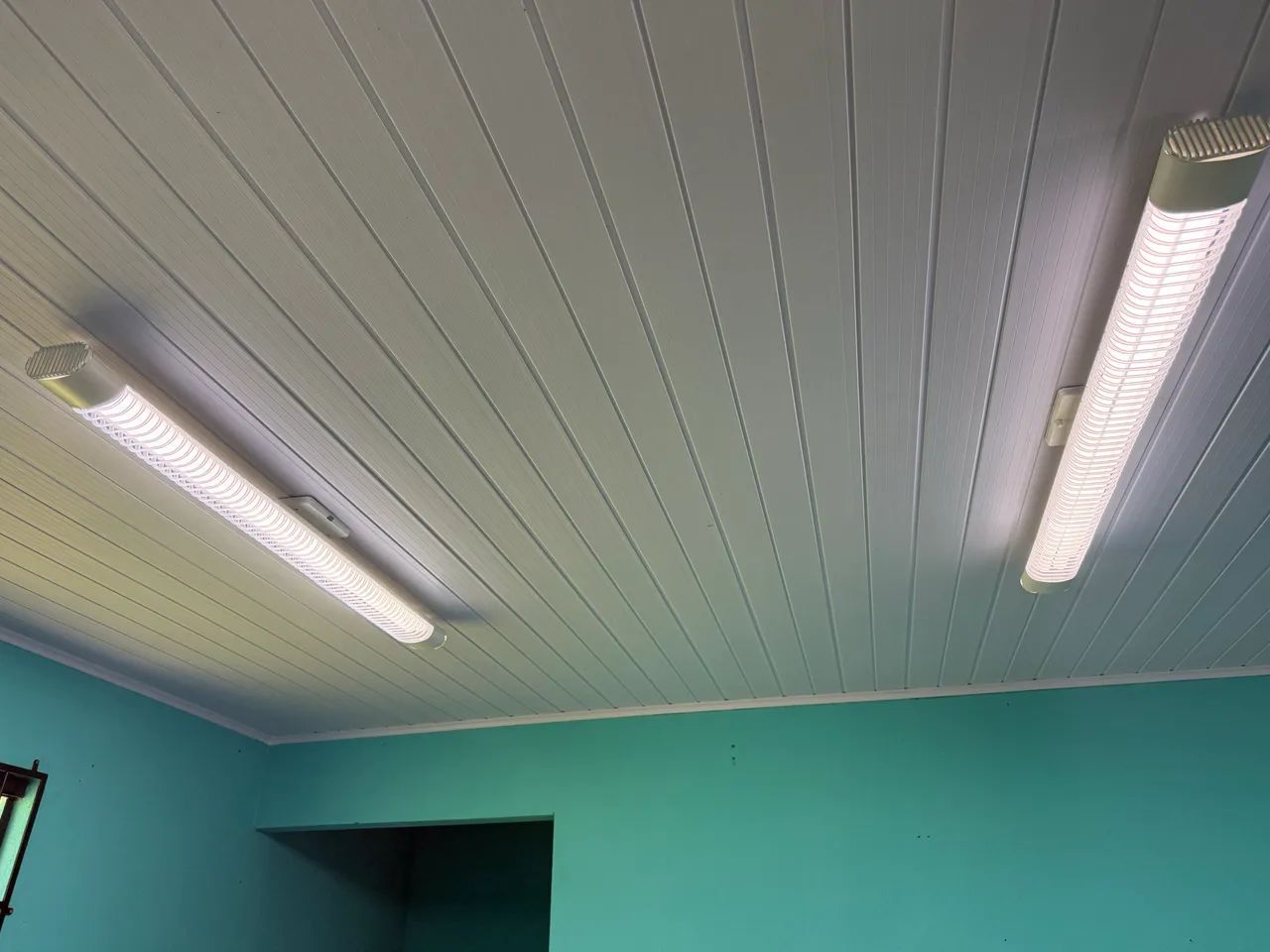 Luminária aletada led
