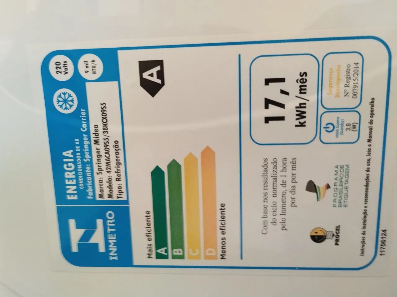 Ar condicionado split 9.000 BTU - Foto 3
