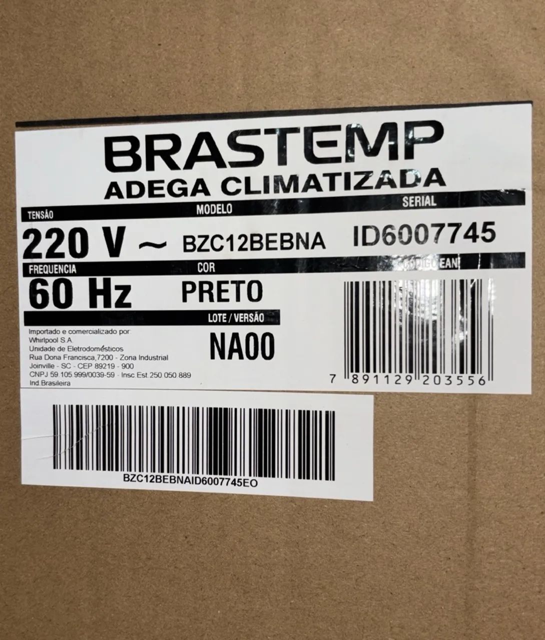 Adega climatizada Brastemp 12 garrafas  NOVA NA CAIXA - Foto 2