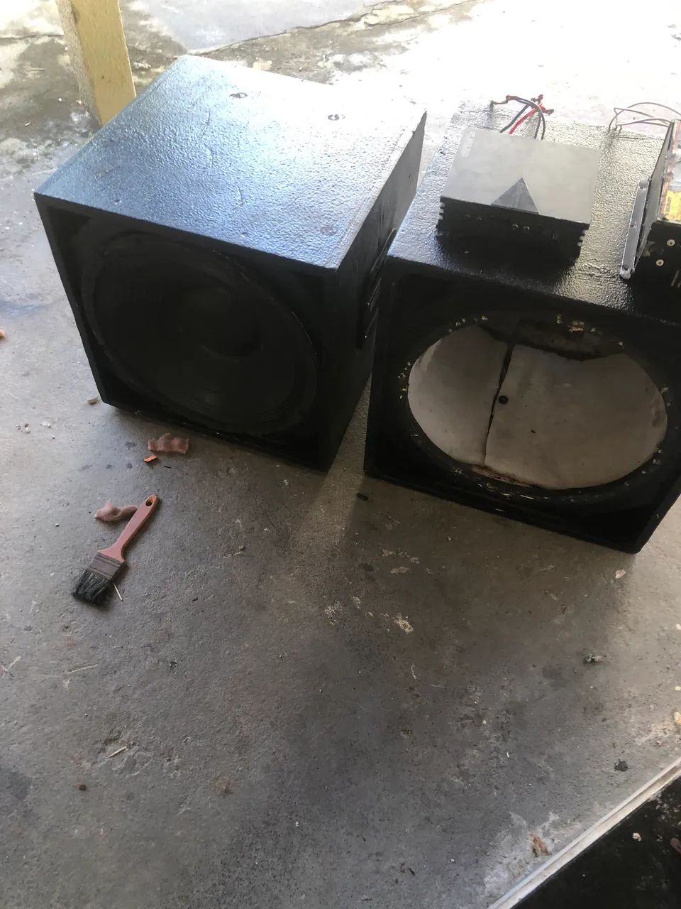 Desapegando suboofer15 polegadas fonte modelo 