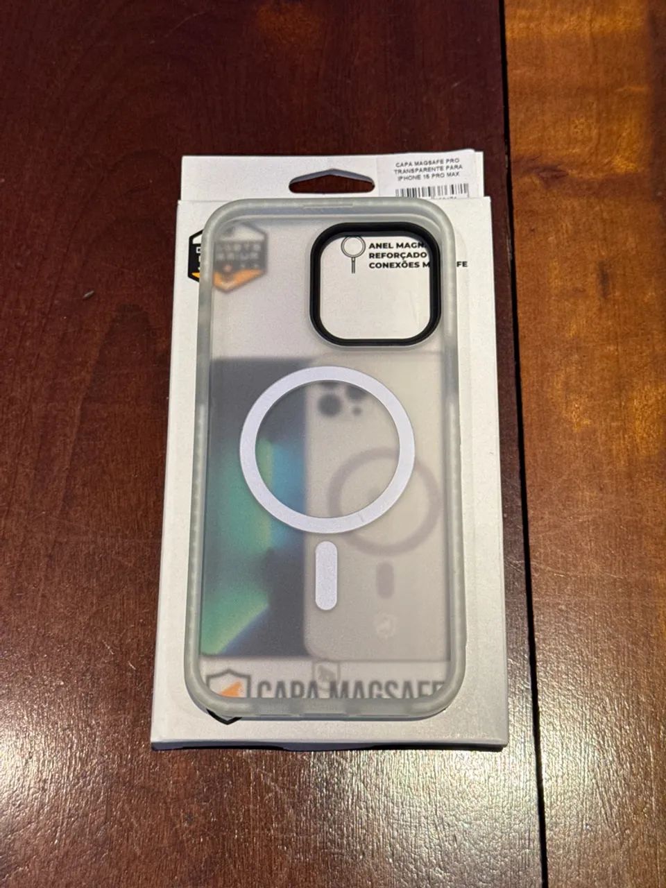 Kit 8 Capinhas Iphone 15 Pro Max Gadgets Premium Preto Branco Transparente Proteção 100% - Foto 4