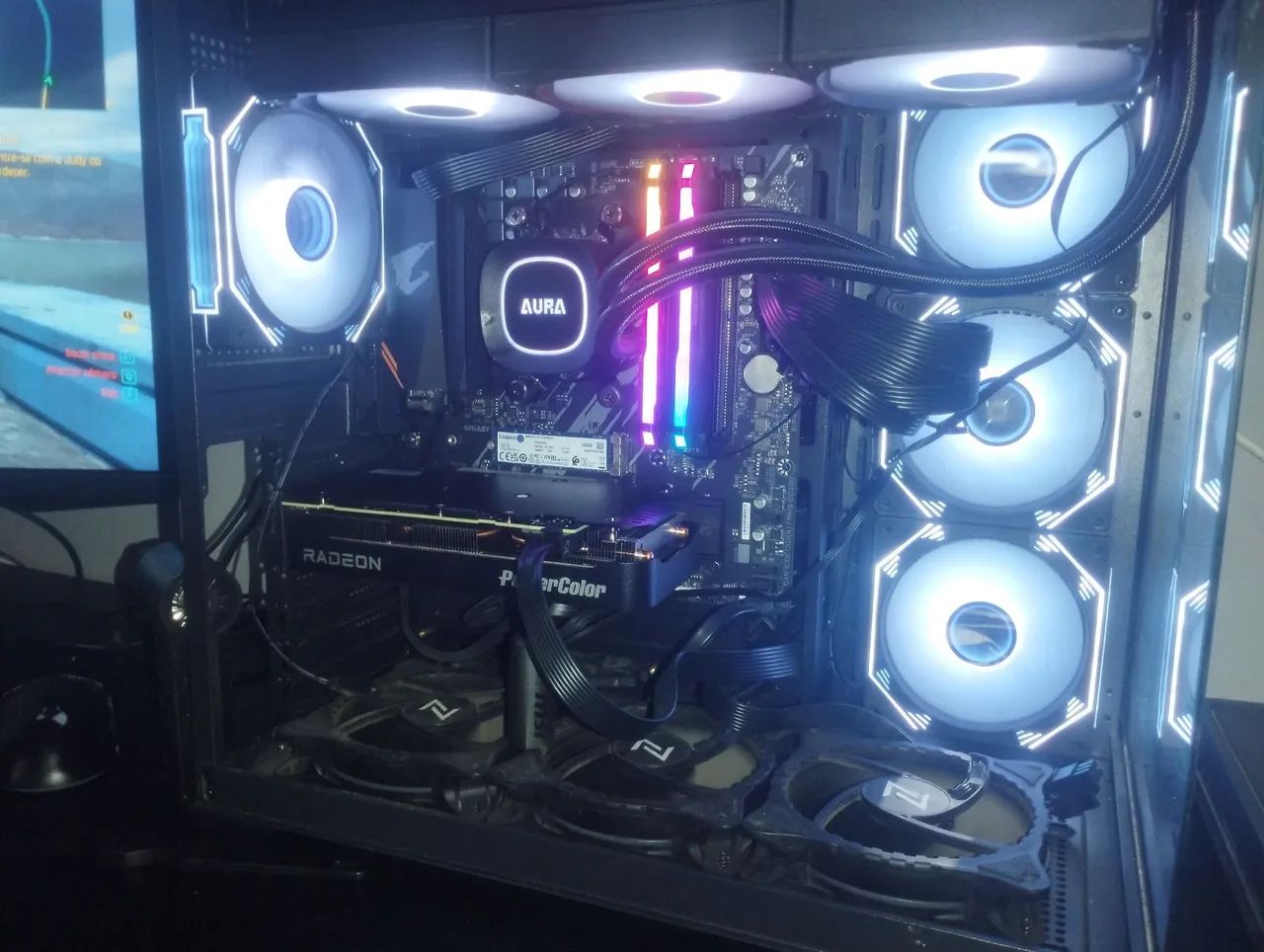 Vendo PC GAMER RX9060XT 16GB USADO - Foto 4
