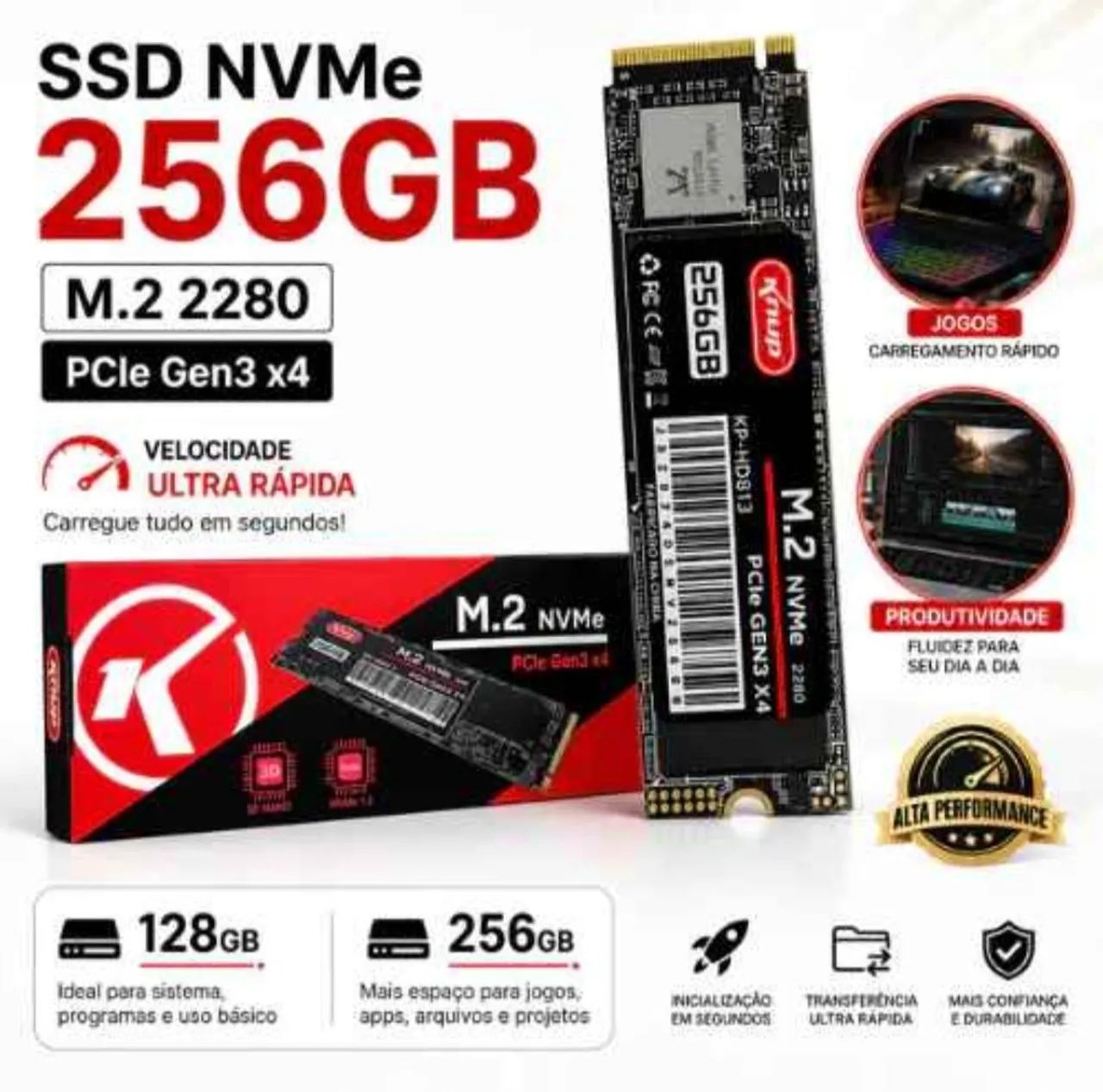 SSD NVMe M.2 256GB