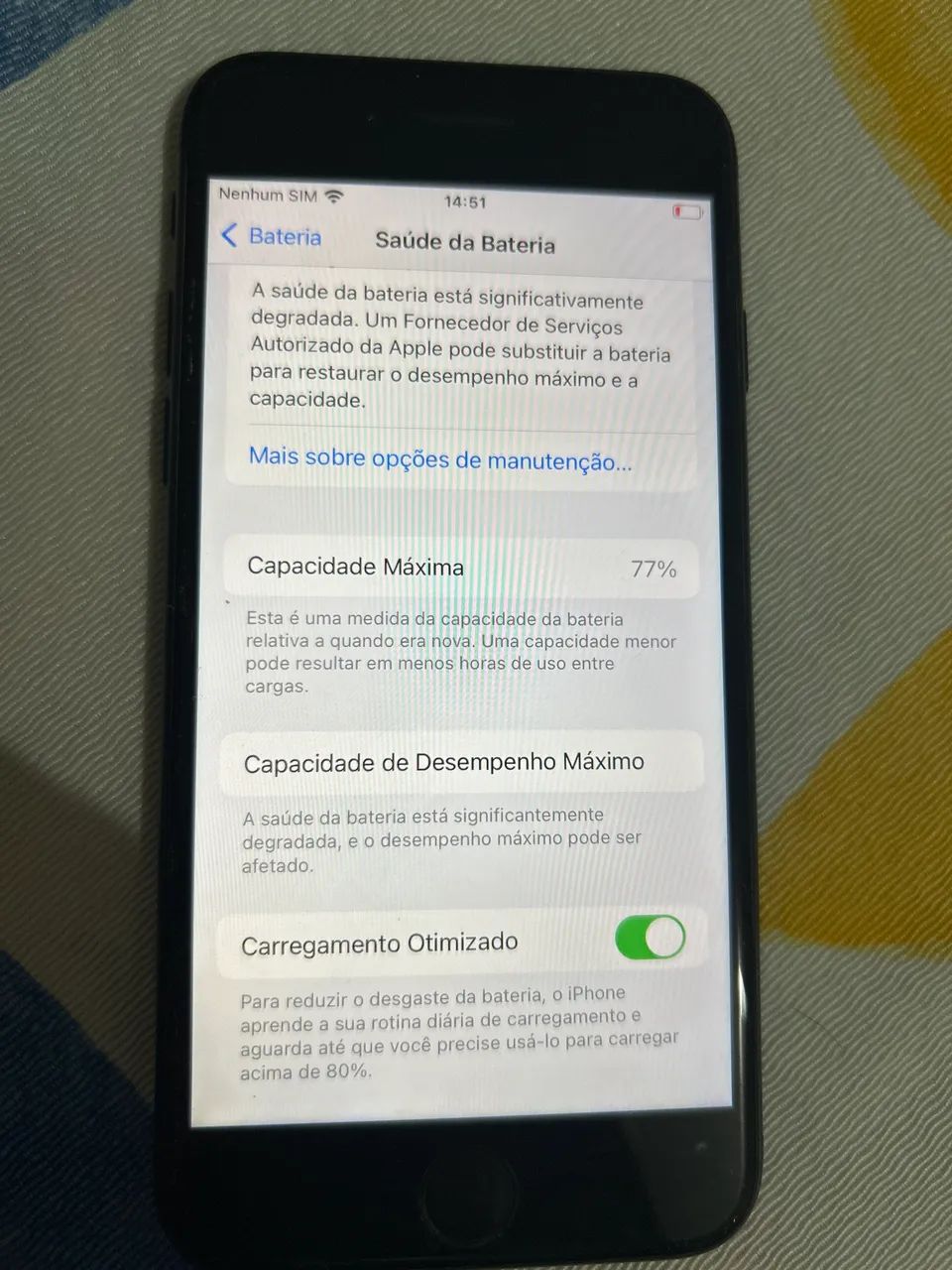 iPhone 7 nada trocado funcionando tudo  - Foto 4