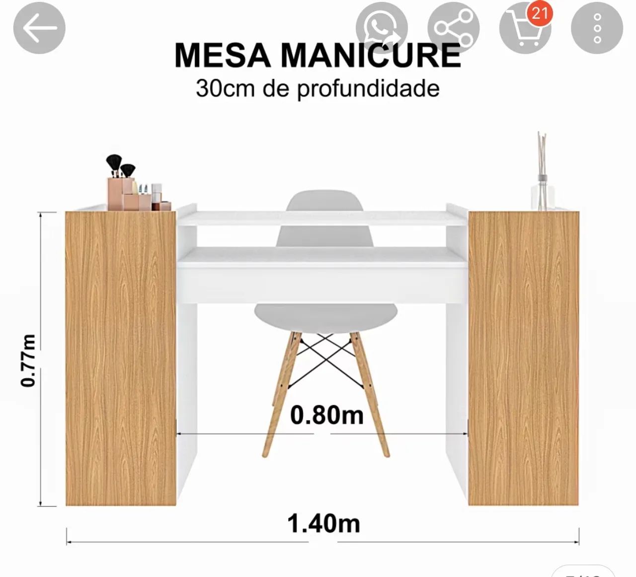 Mesa de Manicure  - Foto 4