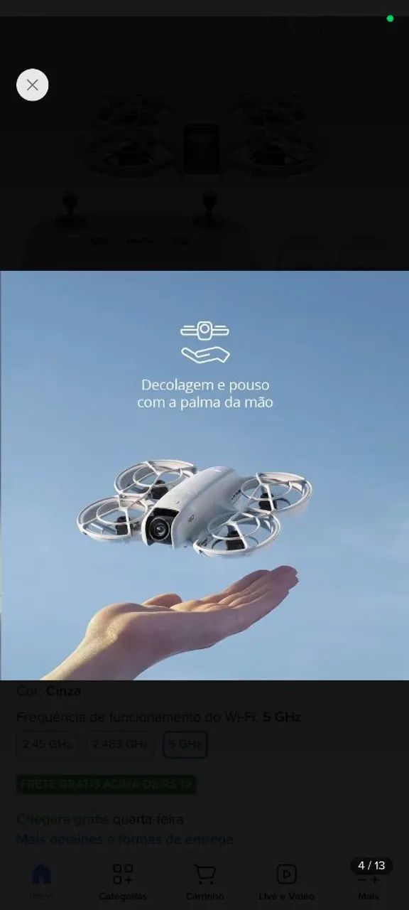 DJI Neo 4K Completo + Controle DJI - Fly More Combo - Foto 4