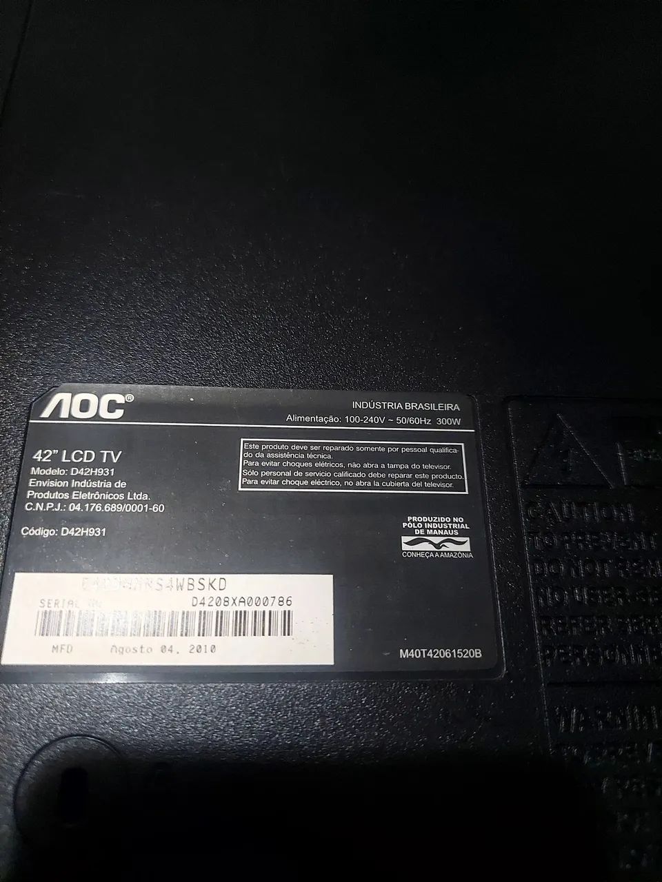 Tv aoc 42 lcd - Foto 5