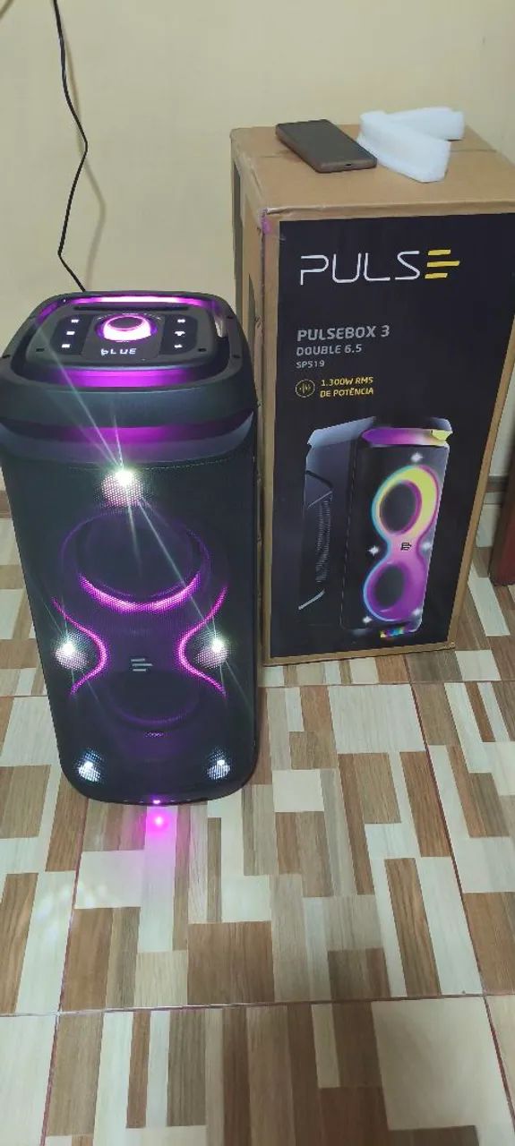 Caixa de som Pulse 519 - Pulsebox 3