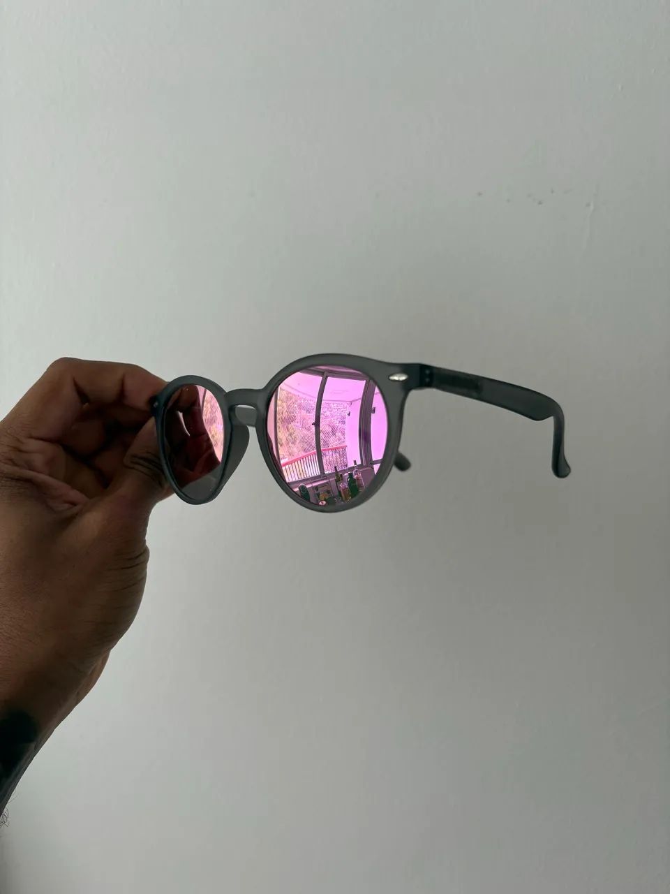 Óculos escuro espelhado roxo Malibu  - Foto 3