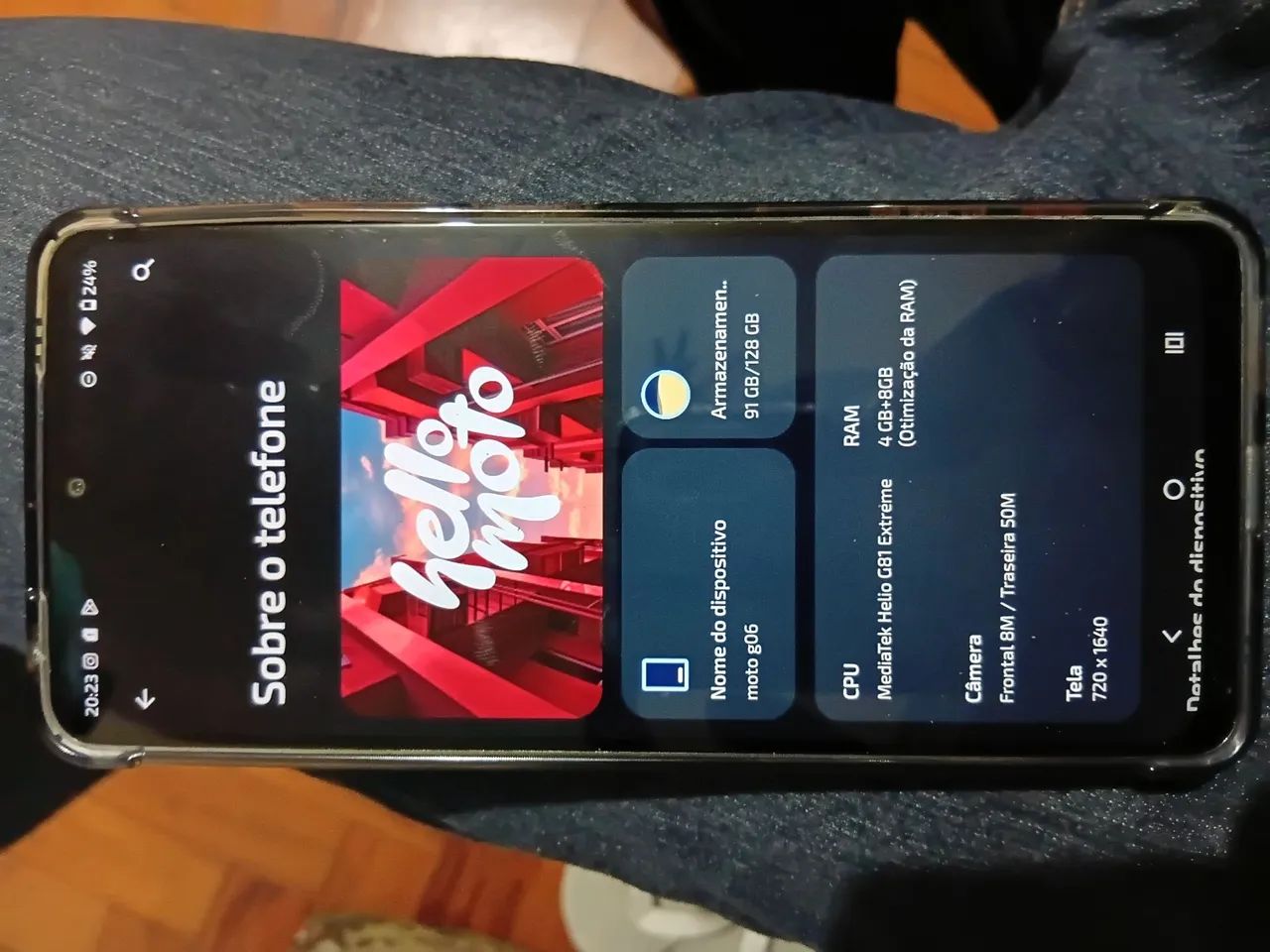 Moto G06 Recém comprado