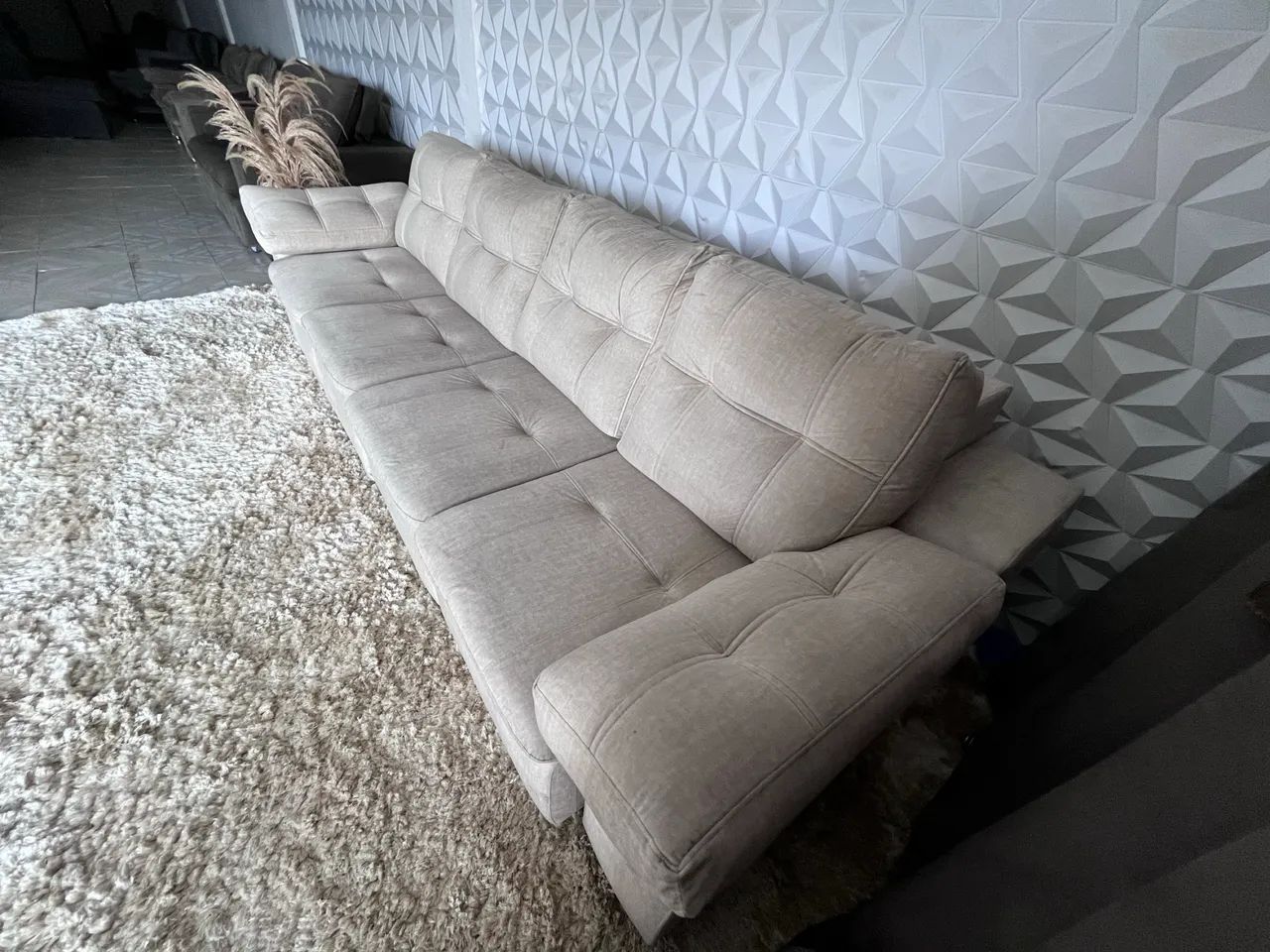 Lindo sofá retrátil seminovo - Foto 3