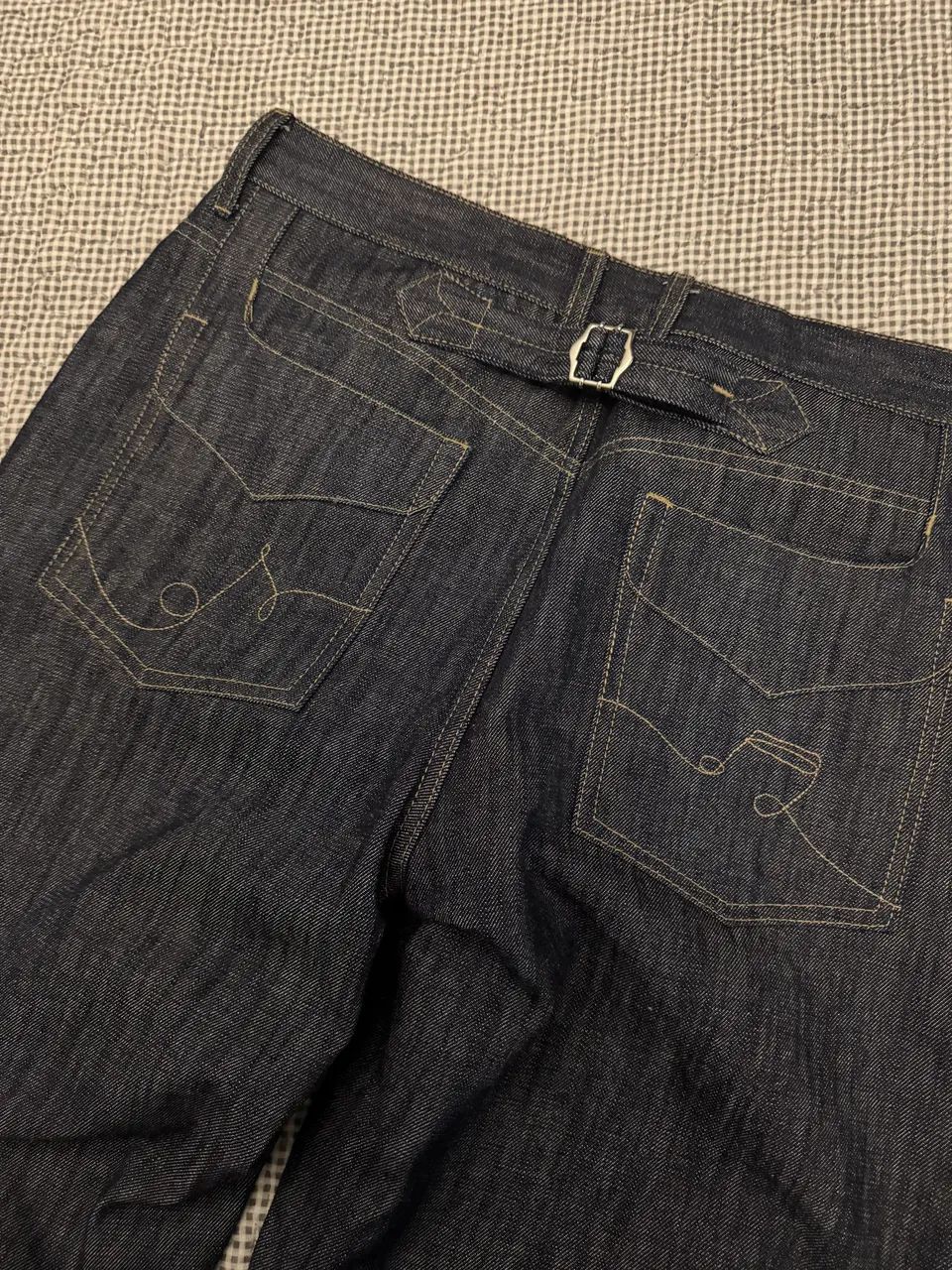 Calça Jeans Reta Wide Raw Denim Bossa Studios - Foto 3