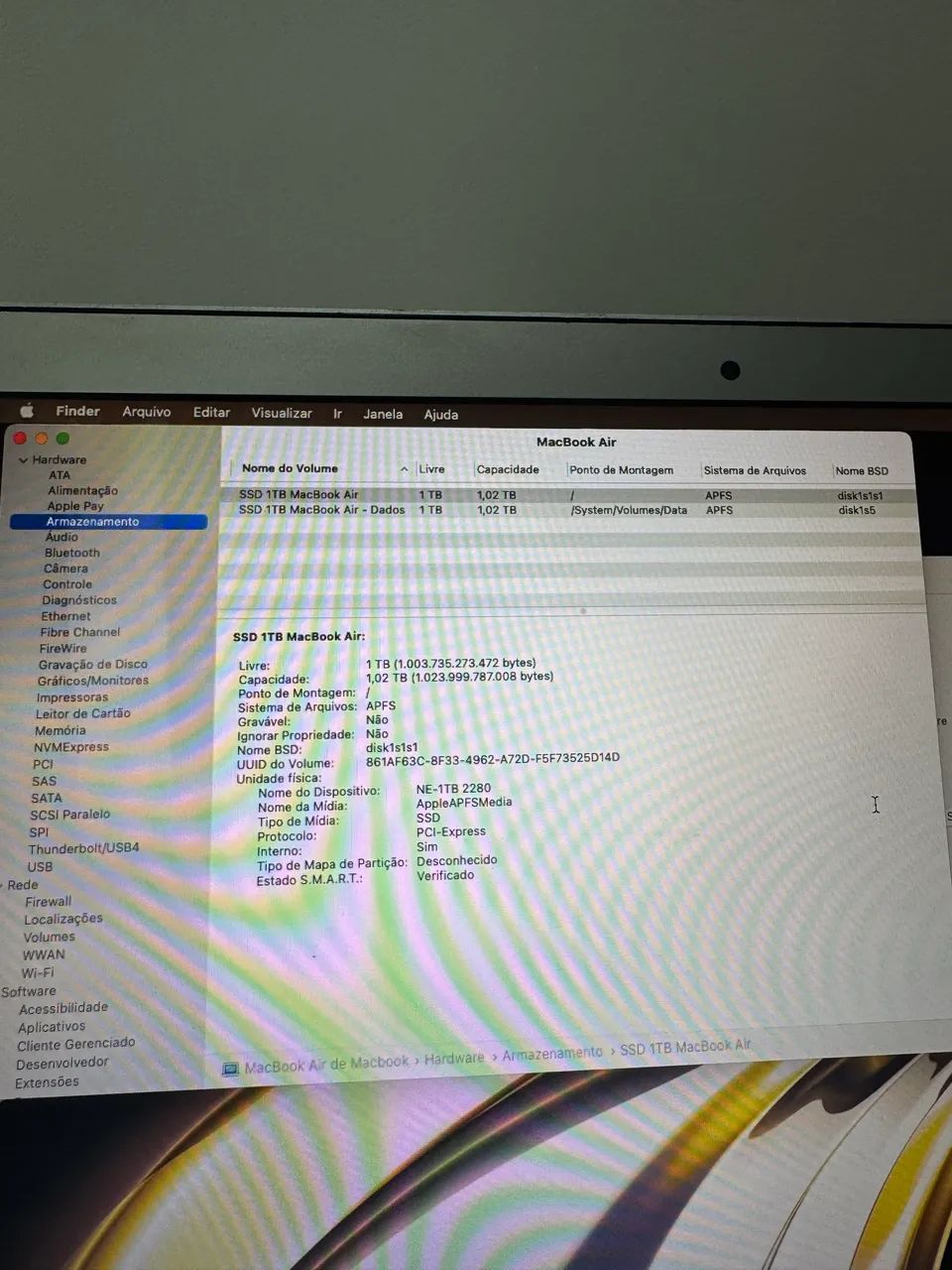 MacBook Air Core i5 1TB SSD 8 Ram 2015 - Foto 3