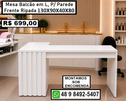 Mesa Profissional Para Nail Designer - Direto Da Fábrica!  - Foto 2
