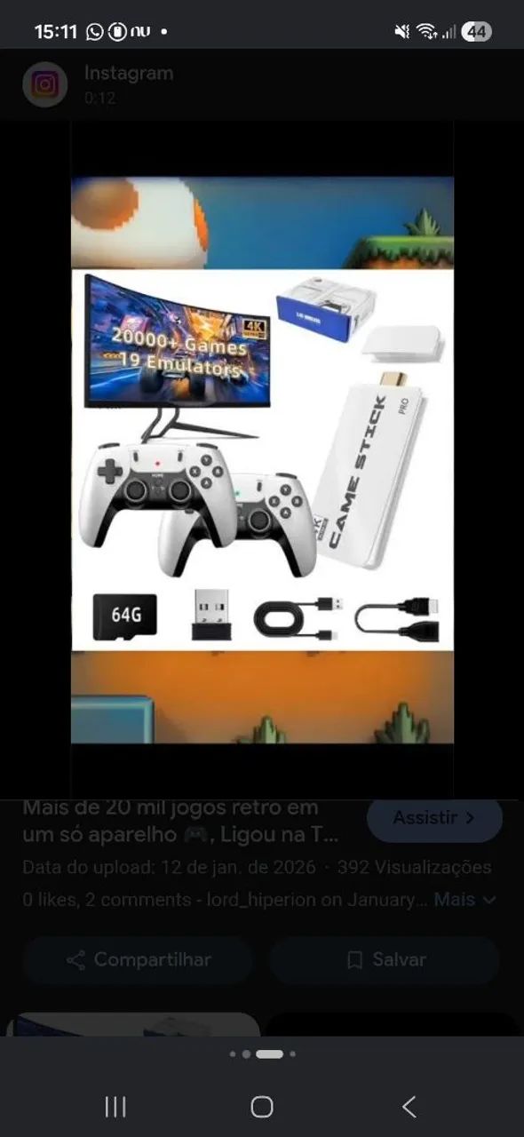 Game Stick pra vender 